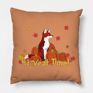 Harvest Time Fox Pillow