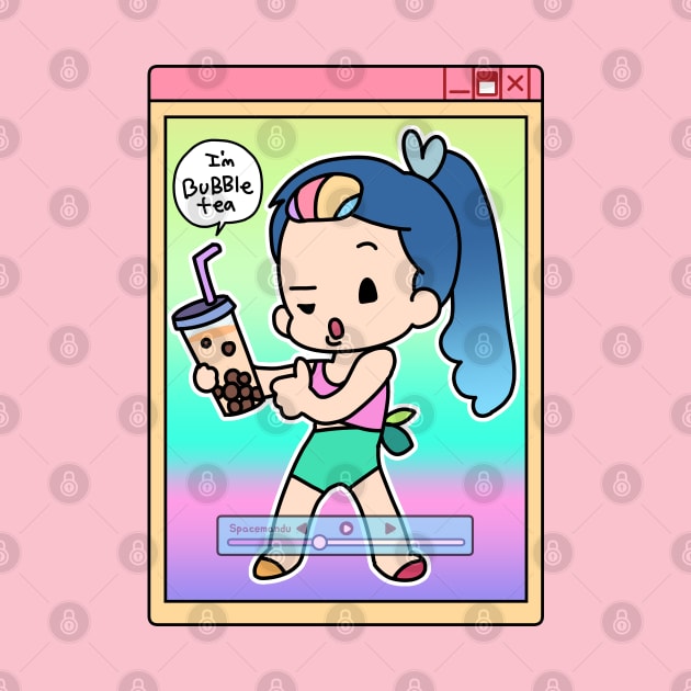 Bubble bubble tea by spacemandu