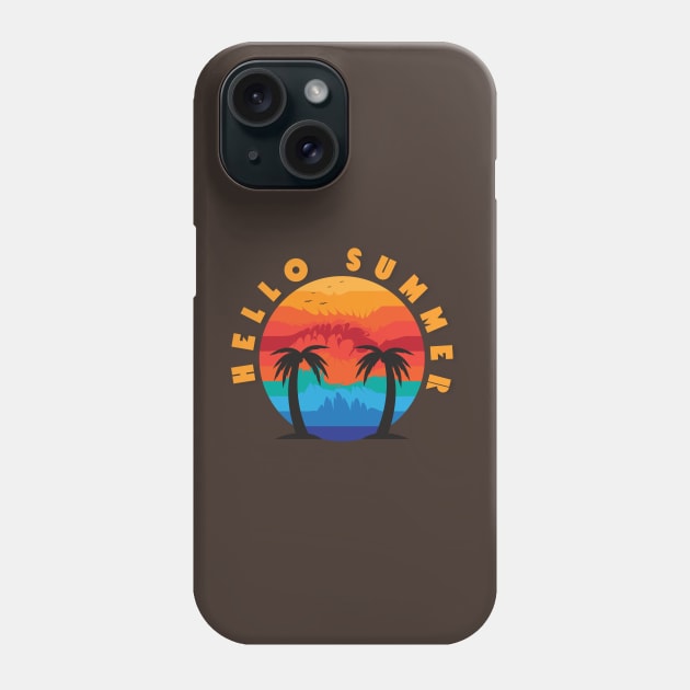 HELLO SUMMERS Phone Case by mmpower