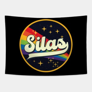 Silas // Rainbow In Space Vintage Style Tapestry