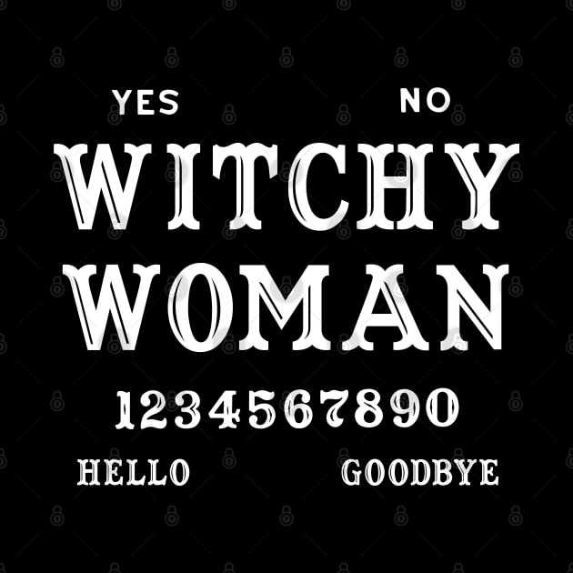 Witchcraft Wiccan Ouija Board Witchy Woman by ShirtFace