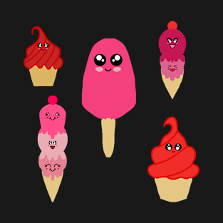 Cute Ice Cream Combo T-Shirt