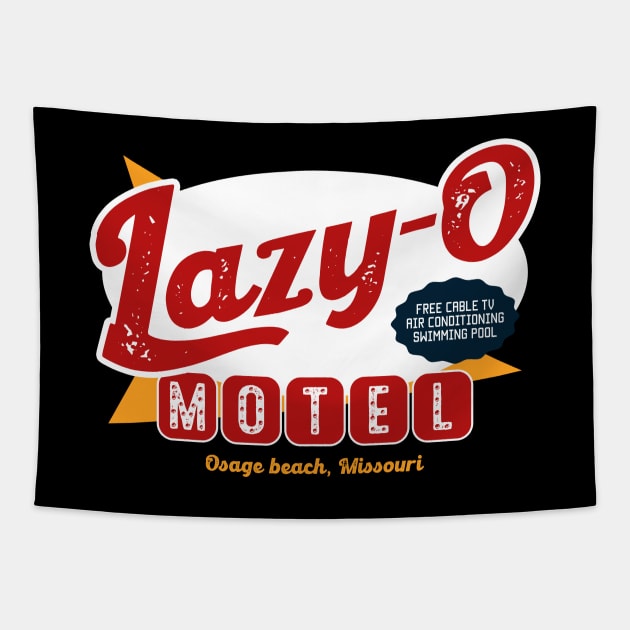 Lazy-O Motel Tapestry by NotoriousMedia