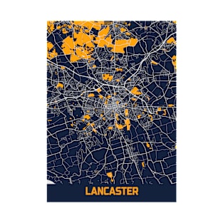 Lancaster - United States Bluefresh City Map T-Shirt