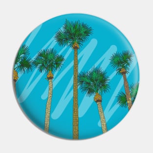 Florida Palm Trees Pin