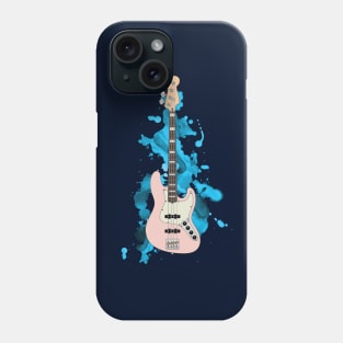 J-style Bass Guitar Pink Color Phone Case