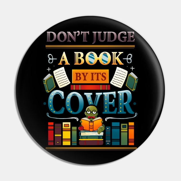 Don't judge a Book by its Cover Pin by Vallina84