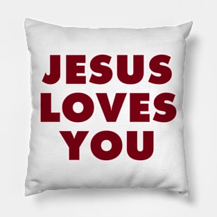 Jesus loves you Pillow