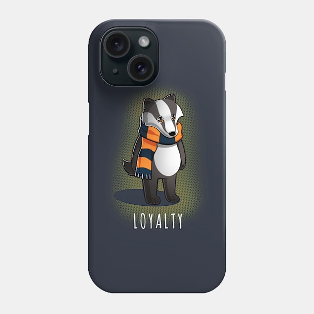 Loyal Badger Phone Case by Digital Magician