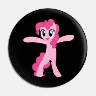 Laughing Pink Party Horse Pin