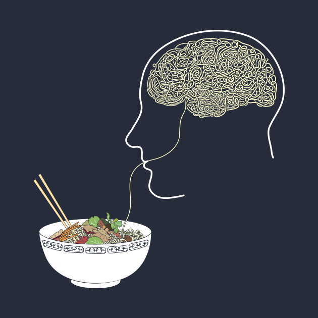 Noodle Brain Noodles TShirt TeePublic