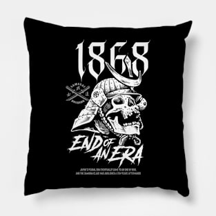 Samurai End of an Era 1868 Pillow