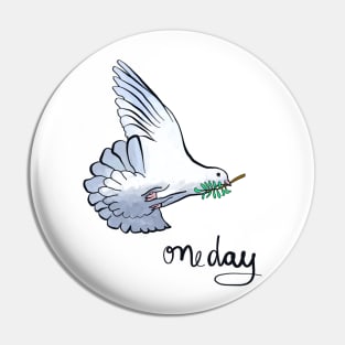 Dove of Peace - one day Pin