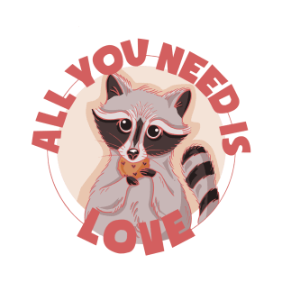 Love Raccoon T-Shirt