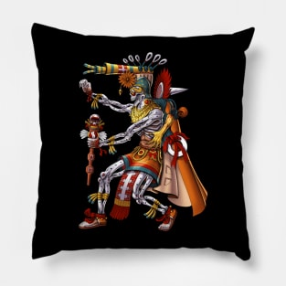 Aztec God Mictlantecuhtli Pillow