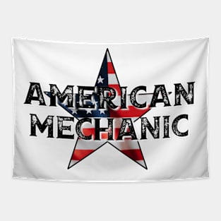 American Mechanic - Blue Collar Worker Tapestry