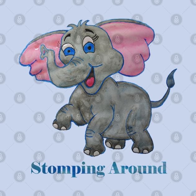 Stomping Around - Elephant by ABY_Creative