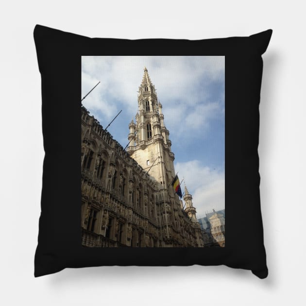 Bruxelles (Brussels), Belgium Pillow by ThatBird