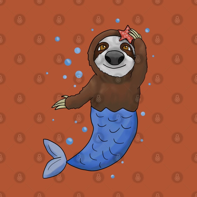 Sloth - mermaid by Antiope