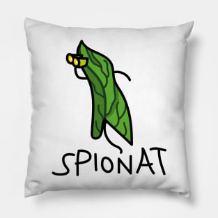 Spinat word game funny Pillow