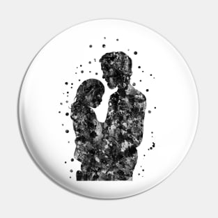 Father and daughter Pin