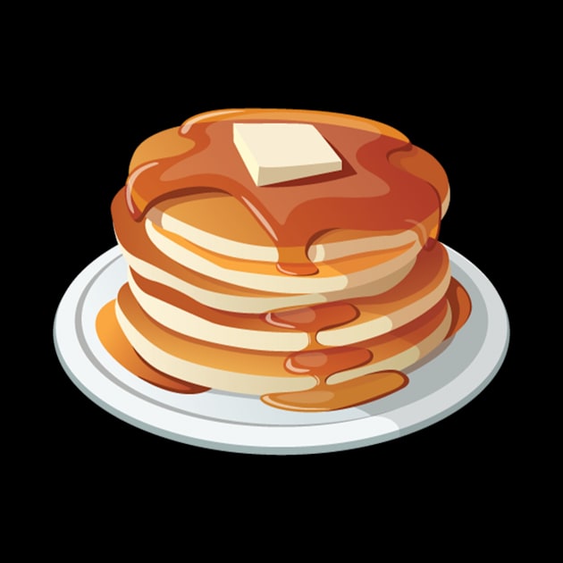 Pancake lover, emoji maple syrup by abubakarBaak