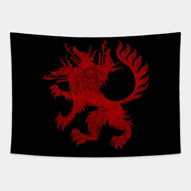 Code Vein Cerberus Unit (Chest Pocket) Tapestry by huckblade