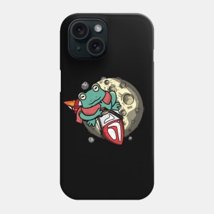 I Just Really Like Frogs Funny Rocket Frog Lover Phone Case