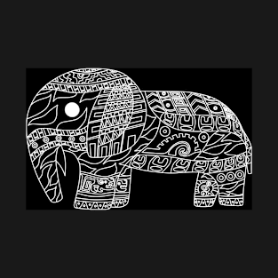 boho totonac Elephant ecopop T-Shirt