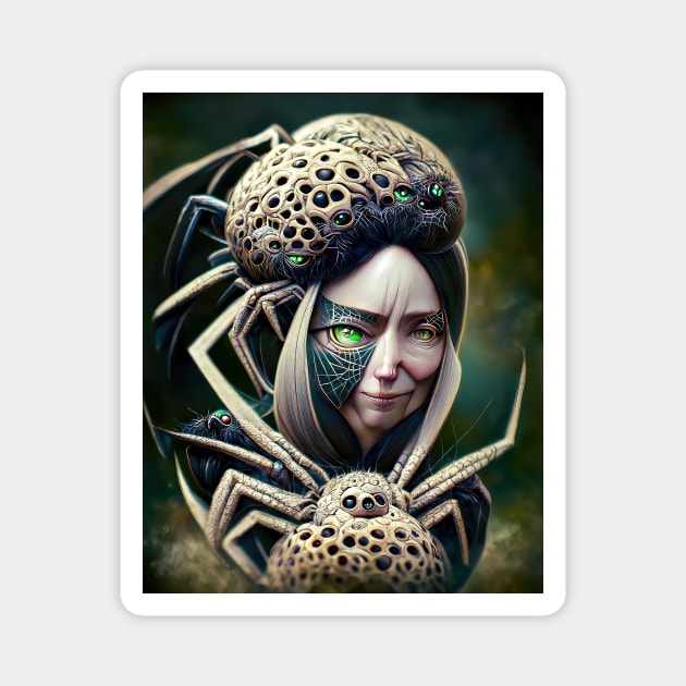 Spider Queen Magnet by aetherialdnb