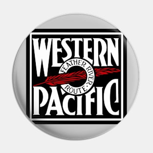 Western Pacific Route Pin