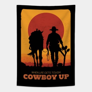 Vintage Cowboy Tapestry