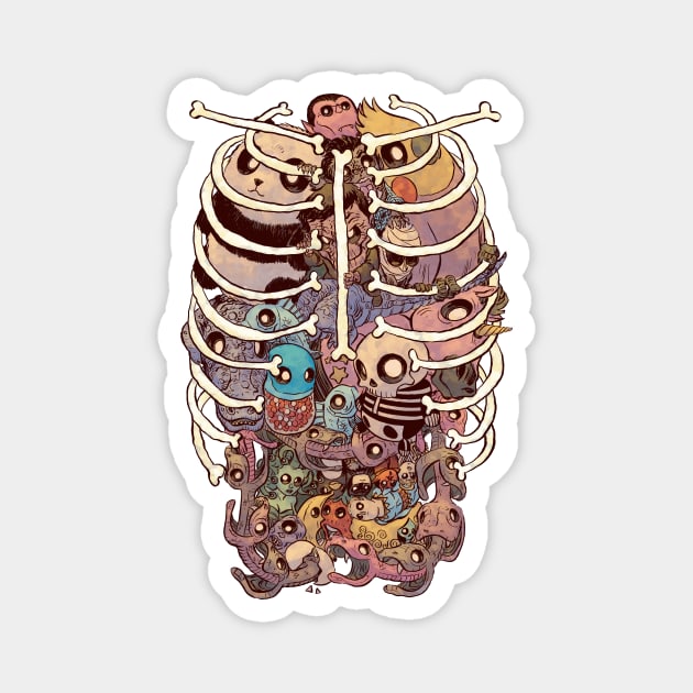 Strange Anatomy Magnet by jesse.lonergan