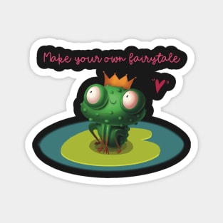 Might the frog be the prince? Kiss the frog! Happy Valentine’s Day! Magnet