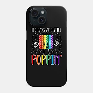 100 Days And Still Poppin 100th Day Of School Boys Girls Phone Case