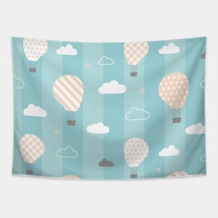 Sweet dreams balloons & clouds for babies Tapestry