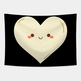 White chocolate heart Tapestry