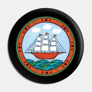 Sailing Ship Pin