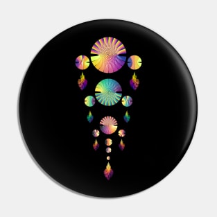 Dream Catcher Triple Tier | Combo 3 Sunset, Peacock and Volcano (Black) Pin