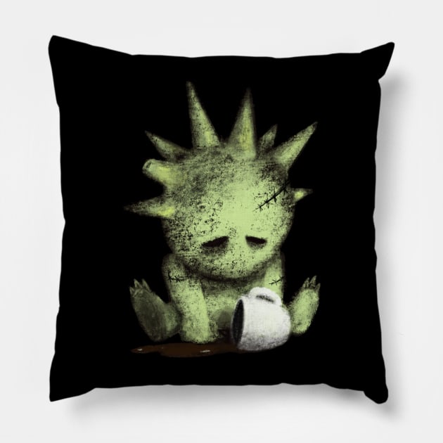 Cursed Espresso Pillow by ditoons