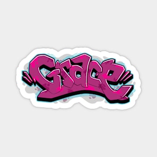 Grace graffiti name Magnet