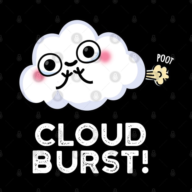 Cloud Burst Cute Cloud Fart Pun by punnybone