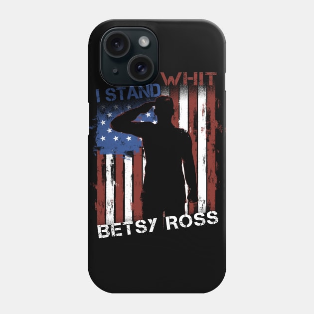 Betsy Ross Flag Phone Case by Mr.Speak