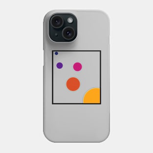 random circles with random colors Phone Case