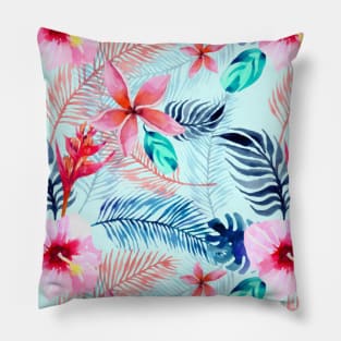 tropical digital paper Pillow