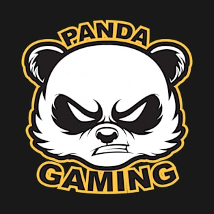 Hardcore Panda Gaming Design T-Shirt