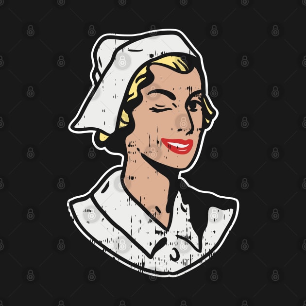 Retro Vintage Nurse by Shirtbubble