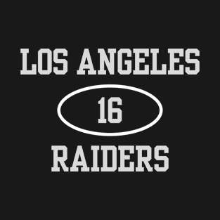 LOS ANGELES RAIDERS JIM PLUNKETT #16 T-Shirt