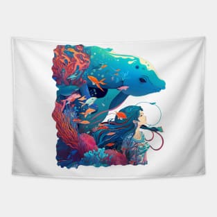 Marine Life Tapestry