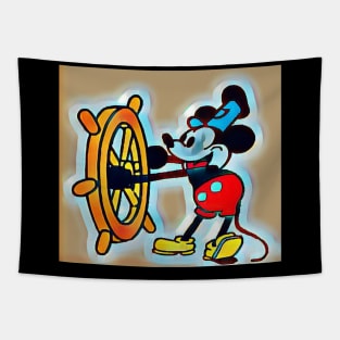 steamboat willie Tapestry